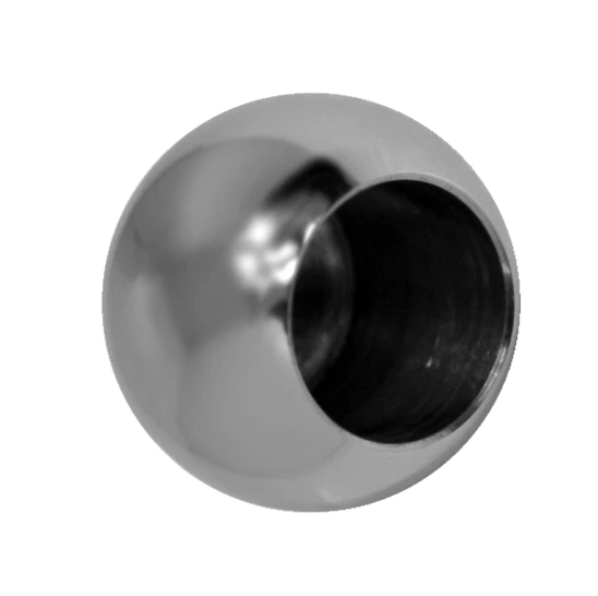 Koule koncová ø 20 mm na trubku ø 12 mm (otvor ø 12,2 mm), leštěná nerez / AISI304
