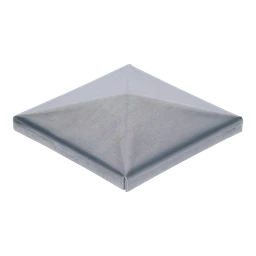 Stříška na sloupek  pozinkovaná 120x120x1,5 mm
