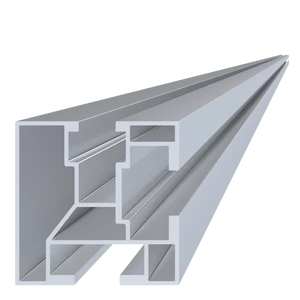 Hliníkový profil pro konstrukci solárních panelů, rozměr 40x40mm, materiál EN AW 6063 T6, přírodní hliník bez povrchové úpravy - slide 0