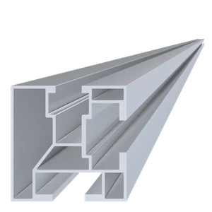 Hliníkový profil pro konstrukci solárních panelů, rozměr 40x40mm, materiál EN AW 6063 T6, přírodní hliník bez povrchové úpravy - slide 0