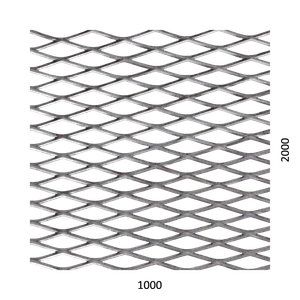 Ťahokov Fe kosoštvorcové oko: 42x14mm,  (1000x2000x1,5mm) - slide 0