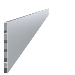 profil na výplň 200x16mm, materiál EN AW-6060 T66, prírodný hliník bez povrchovej úpravy,dĺžka 6000mm,cena za kus