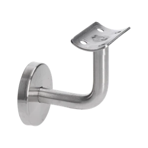 Držák madla ø42.4mm na stěnu s krytkou, brus AISI304 - slide 0
