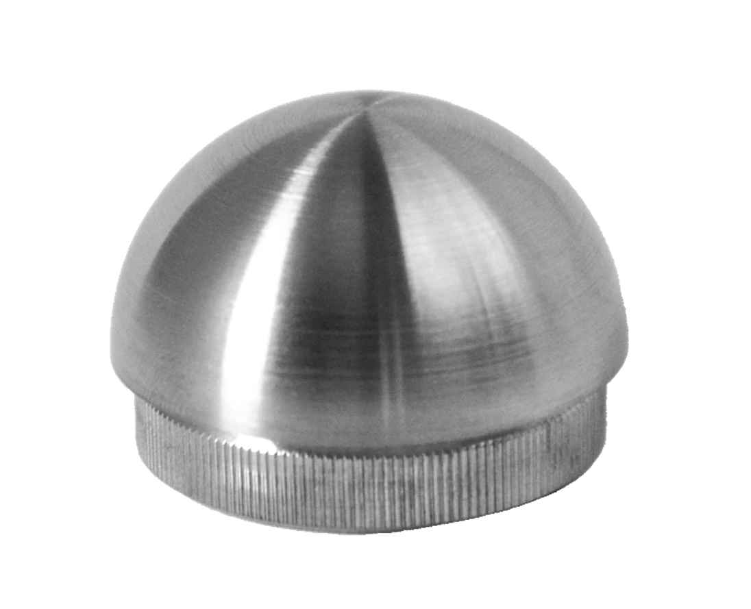 Ukončenie na trubku ø42.4mm, brúsená nerez AISI304