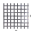 Děrovaný plech Zn,otvor: 10x10mm, rozteč:15mm,1000x2000x1mm