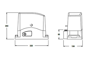 TURBOKIT50 pro posuvná vrata do 400kg - slide 2