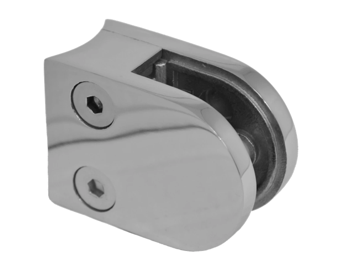 Svorka na trubku ø42.4mm, sklo 6-10.76mm, leštěná AISI304