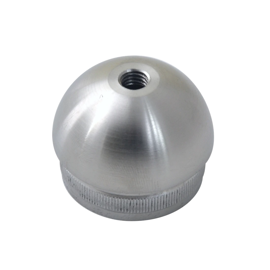 Spodek držáku madla ø42.4mm, závit M8, broušená AISI304