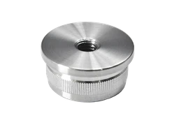 Spodek držáku madla, M8 na trubku ø33.7mm, AISI304