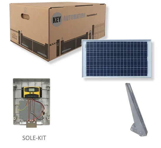 SOLE-KIT Solární KIT BEZ BATÉRIE pro 24V pohony KEY