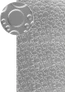 plech oceľový pozinkovaný DX51D, rozmer 2000x1000x1,2mm +/- 0.5%, lisovaný vzor - KRUHY, 3D efekt