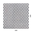 Dierovaný plech kruhový presadený Fe, otvor: ø 6.0mm, rozteč: 9.0mm, (1000x2000x1.5mm)