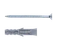 hmoždinka univerzální8x40 s vrutem 4.0x45 se zápustní hlavou PZ2