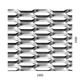 ťahokov Zn, kosoštvorcové oko: 44x12mm, mostík: 5mm (1000x1500x1.5mm), orientácia oka: rozmer oka 44mm je rovnobežná s rozmerom tabule 1000mm