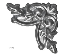 ornament plechový 146x146 mm, 1,5mm