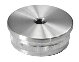Spodek držáku madla, M8, ø48.3mm, broušená AISI304
