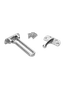 Páčkový mechanizmus na zabezpečenie dverí, brúsený zamak