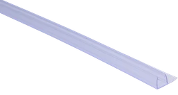 Plastové tesnenie na sklo 8mm, L-2200mm