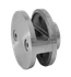 Svorka skla stredová ø60mm, sklo 8-12mm, brúsená AISI304