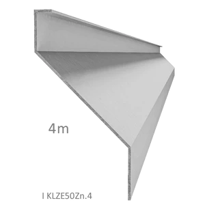 Z-profil-lamela L-4000mm, 23x60x25x1,5mm s vystuženou hranou 10mm, zinkovaný plech, použitie pre plotovú výplň v kombinácii s KU50Zn a profilom 50mm cena za 4m kus - slide 0