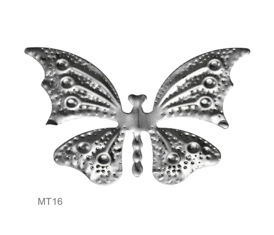 motýľ, dekoračný element 60x110x0,6mm, plechový
