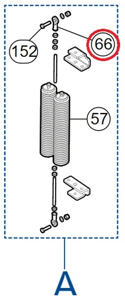 PMCTSD14A.4630 koncovka tyče M144 - samice pro LBARR10 a M7BAR