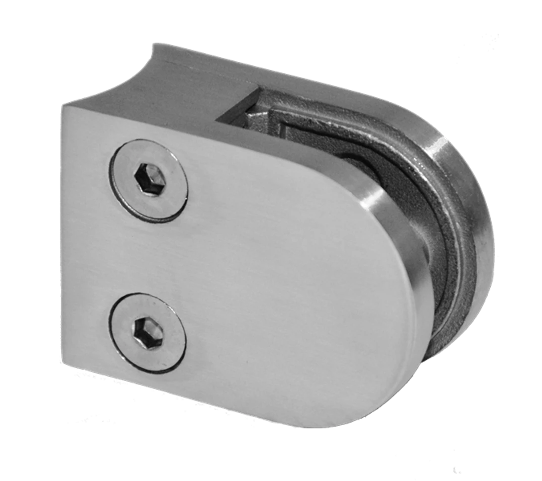 Svorka na trubku ø42.4mm, sklo 6-10.76mm, broušená AISI304