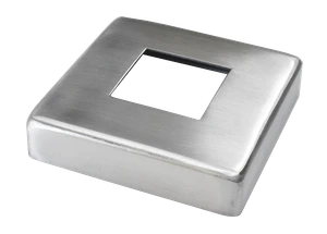 Kryt platne 96x96mm, brúsená nerez AISI304 - slide 0