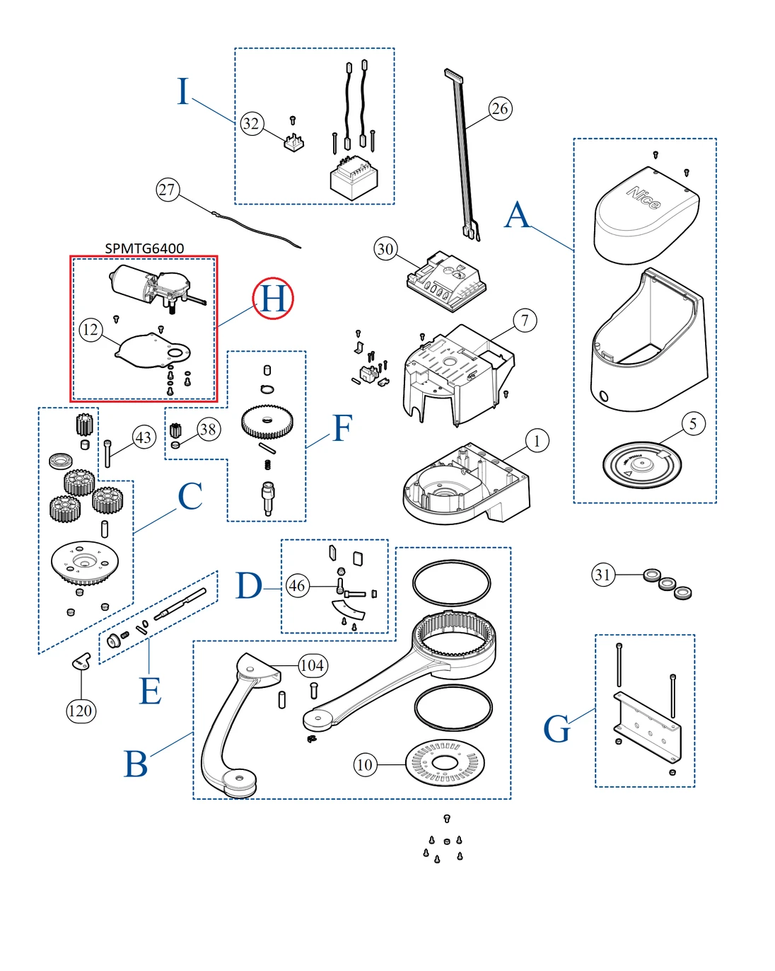 SPMTG06400 kit motoru pro HOPP