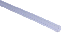 Plastové tesnenie na sklo 10mm, L-2200mm
