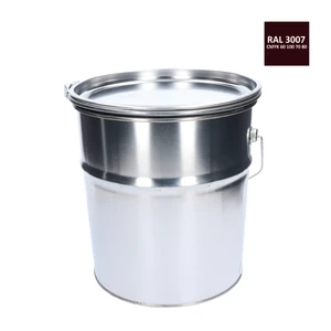 Barva antikorozní polomatná na zinek 10 kg - červenočerná - slide 0