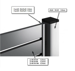 Poškodený uzavretý profil 60x40x2mm, zinkovaný DX51D+Z100, hladký L=6000mm, cena za kus - slide 1