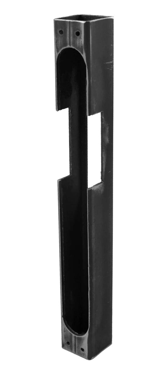 dorazová kazeta pravá/ľavá pre elektrozámok EZ332 (260x30x30 mm), nezinkovaná vhodná na privarenie