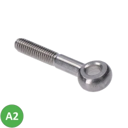 Úchyty pro držáky lanka závit M6-M10, broušená nerez AISI304