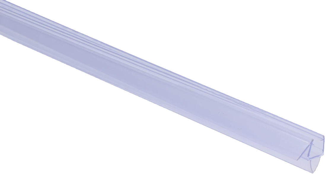 Plastové tesnenie na sklo 8mm, L-2200mm
