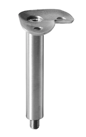 držiak madla (90° uhol) na trubku ø 42.4mm (78mm /závit M8), brúsená nerez K320 /AISI304 - slide 0