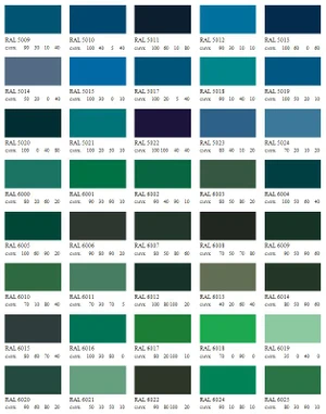 Vzorkovník barev - slide 3