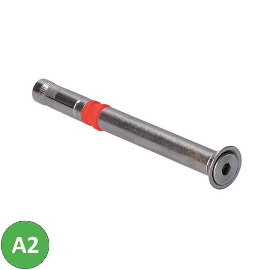 nerezová kotva pre hliníkový profil AL-L121 a AL-L131, AISI304, hlava na 6mm imbus