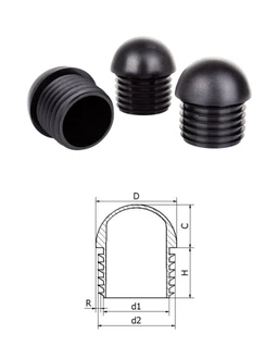 Okrúhle poľgulaté,  materiál polyetylén