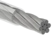 oceľové lanko ø 5mm (7x19 dr.) /galvanicky pozinkované s PVC obalom ø1mm - celková hrúbka ø6mm