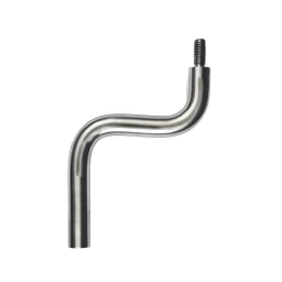 čap mimo-osový (vonkajší závit M8 - vnútorný závit M6, ø 14mm, L: 75mm), brúsená nerez K320 /AISI304