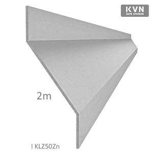 Z-profil lamela L-2000 mm, 23x34x23x1,5 mm, zinkovaný plech, použití pro plotovou výplň, možnost použít s KU50Zn, cena za 2 metrový kus - slide 0