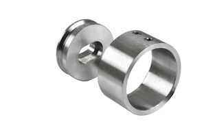 Kotvení boční na madlo ø42.4mm, broušená nerez AISI304 - slide 0