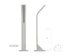 Venkovní LED osvětlení STIK S, barva RAL9010, H-404mm