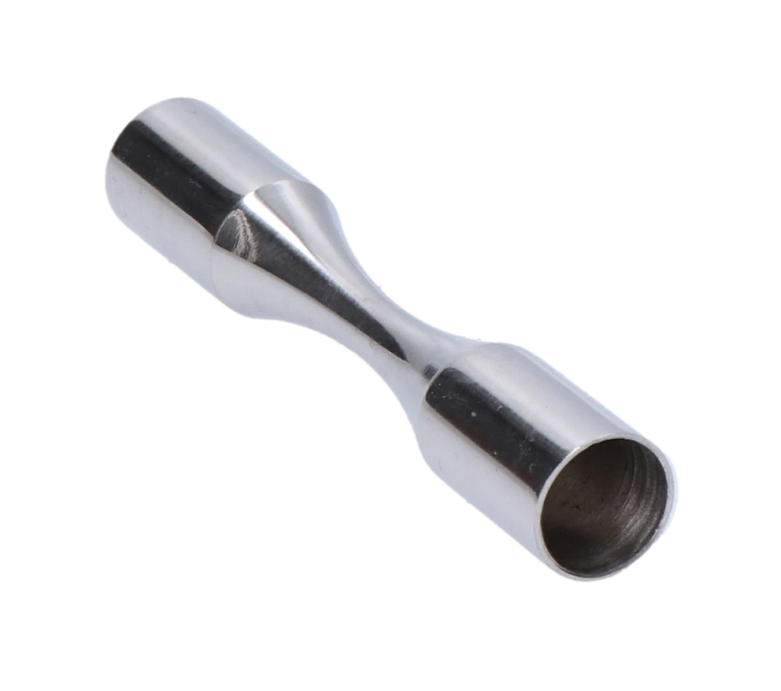 Spoj na ohnutí ø 12 mm (L: 80 mm), leštěná nerez /AISI304