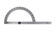 Uhlomer oblúkový KINEX, NEREZ, 0-180°, 200x290 mm