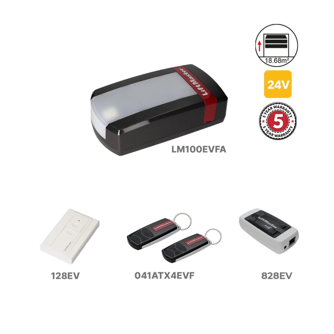LiftMaster sada pre sekcionálnu bránu 18 m2 / 150 kg