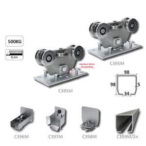 MEDIO samonos do 500 kg/8,5 m, profil 98 x 98 x 5 mm, Zn - slide 1