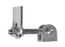 Nerezový pant nastavitelný M16 s kotevní deskou, otevírání 180°, broušená nerez K320 / AISI304