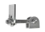 Nerezový záves nastaviteľný M16 s kotviacou platňou, otváranie 180°, brrúsená nerez K320, AISI304